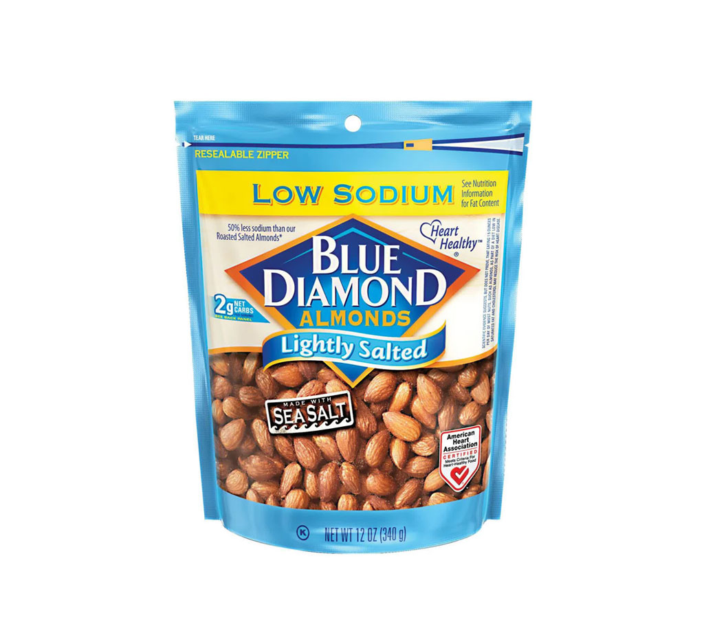Amêndoas Blue Diamond Levemente Salgadas