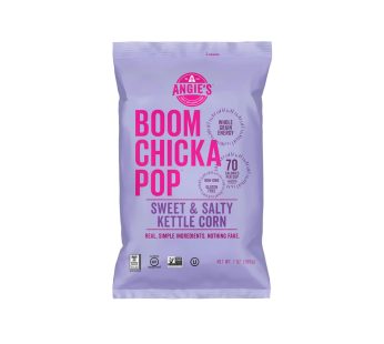 Pipoca doce e salgada Boomchickapop da Angie