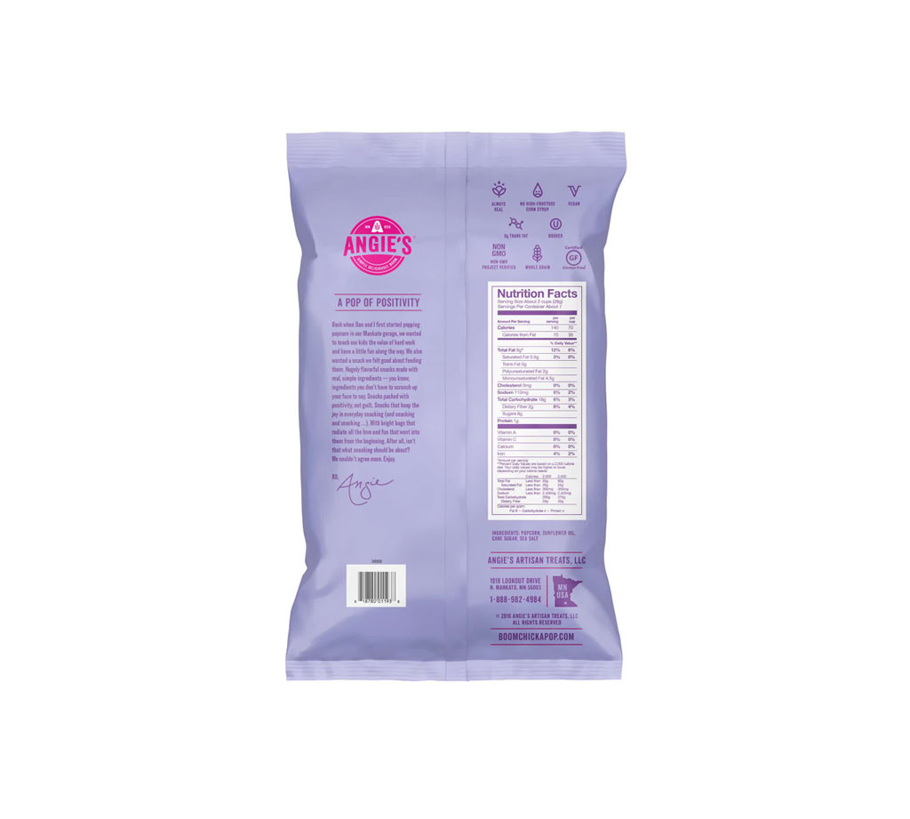 Pipoca doce e salgada Boomchickapop da Angie - Imagem 2